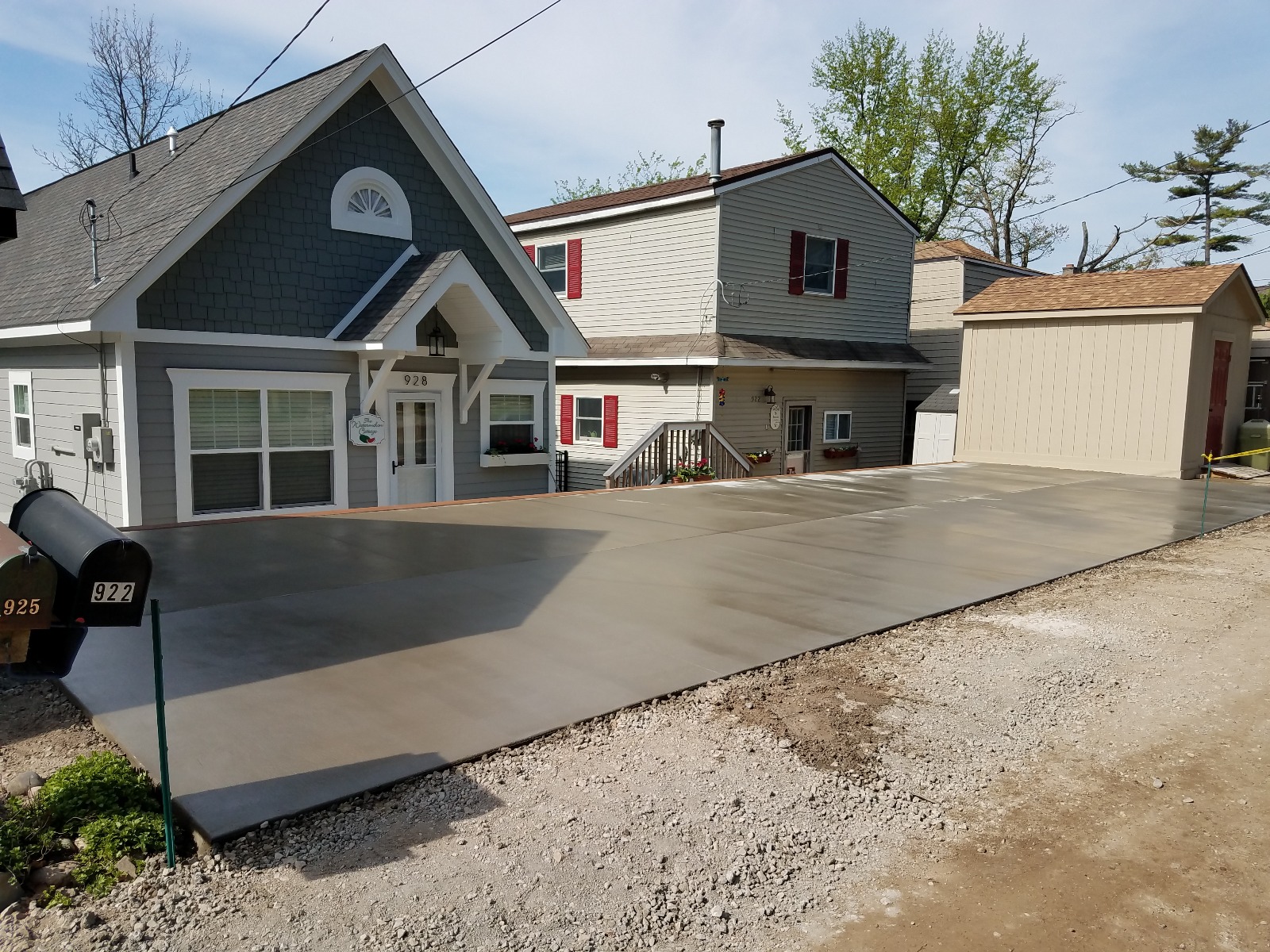concrete garage floor installation