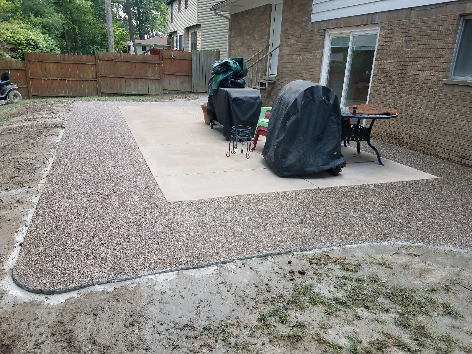 Best Exposed Aggregate Hardscaping Company Birmingham, Michigan