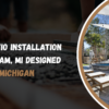 Custom Patio Installation in Birmingham, MI Designed to Handle Michigan Weather