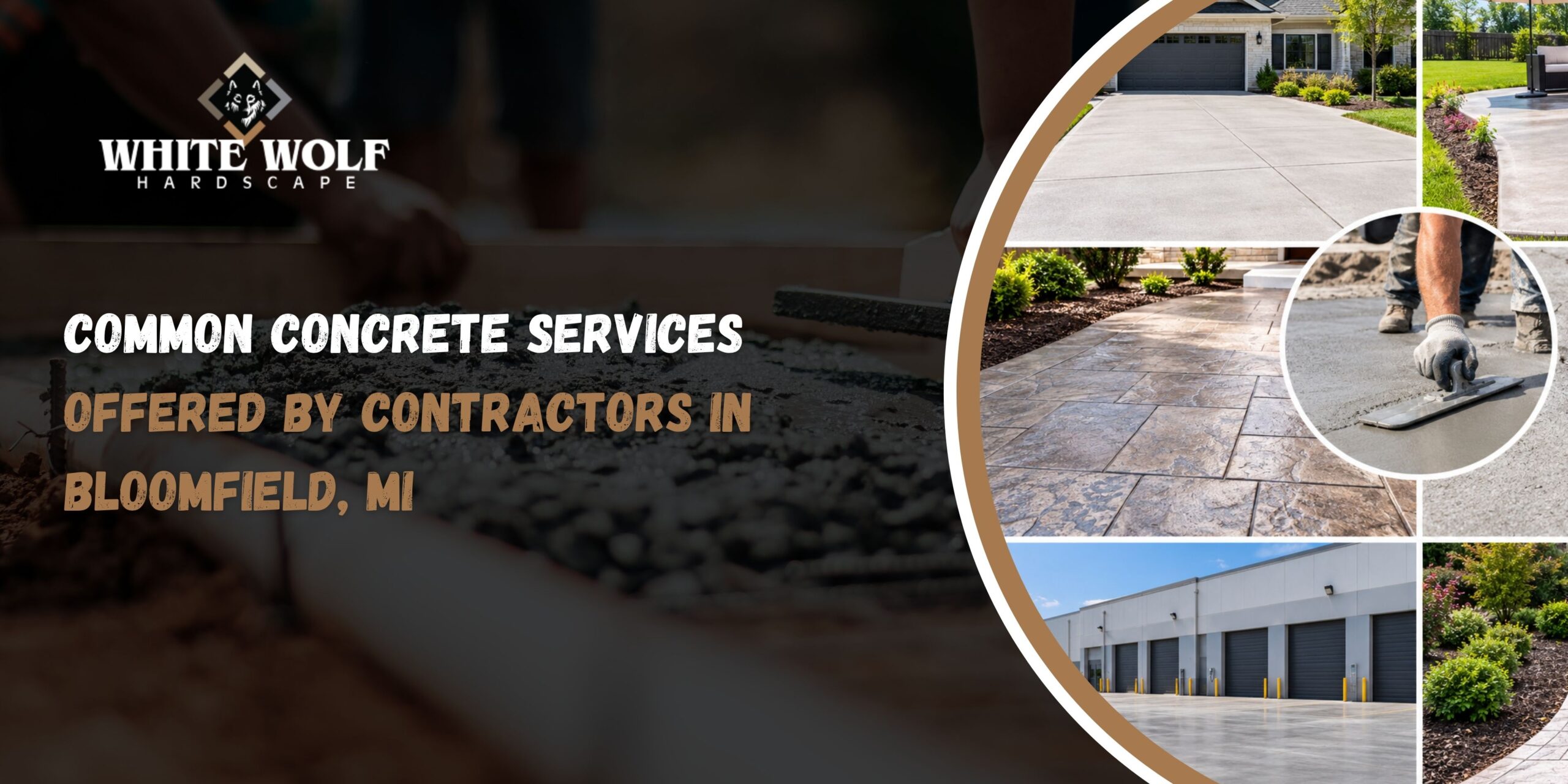 Common Concrete Services Offered by Contractors in Bloomfield, MI
